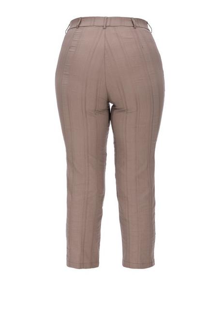 KjBRAND Gerade 7/8-Hose In Wash & Go-Qualität - Taupe Sheego