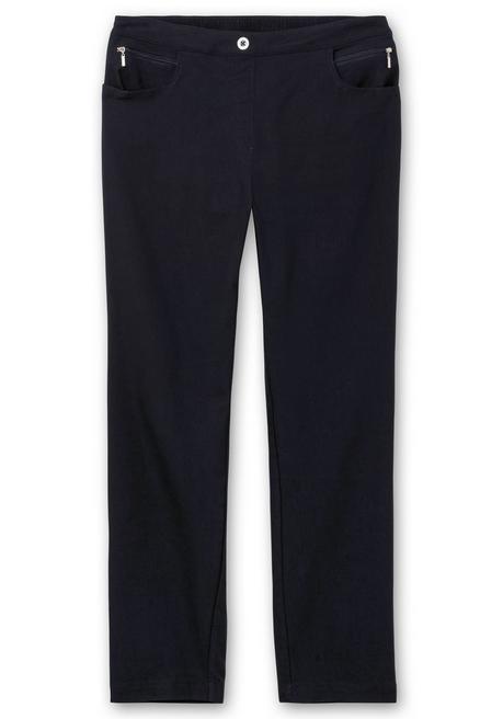 Sheego Gerade Bengalinhose Mit Hohem Schlupfbund - Marine Sheego