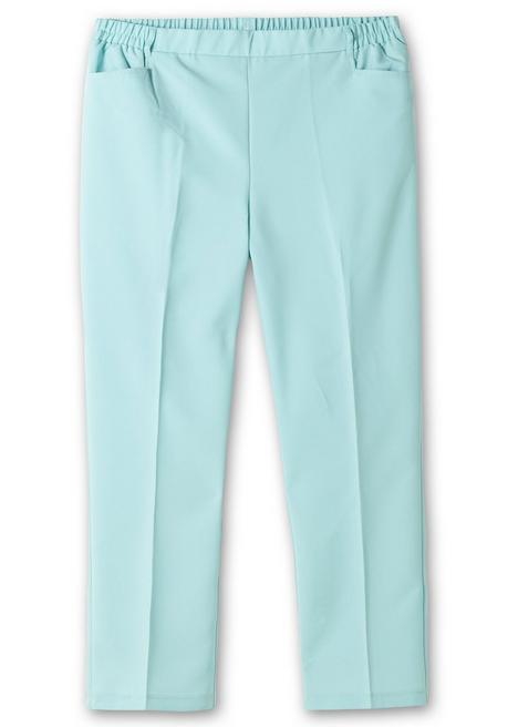 Sheego Gerade Hose Mit Schlupfbund Und Bügelfalten - Mint Sheego