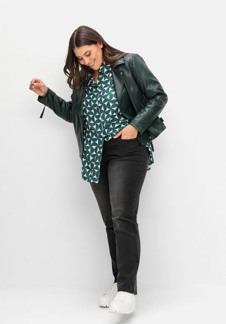 Sheego Gerade Jeans In Curvy-Schnitt MANUELA - Black Denim Sheego