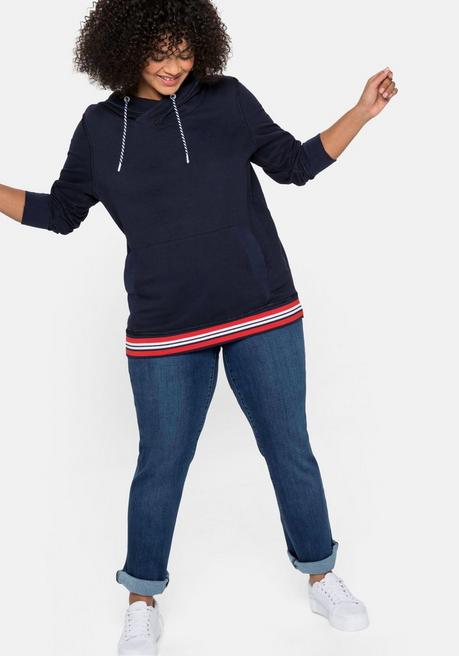 sheego Gerade Jeans in Curvy-Schnitt MANUELA - dark blue Denim sheego sheego Gerade Jeans in Curvy-Schnitt MANUELA - dark blue Denim sheego