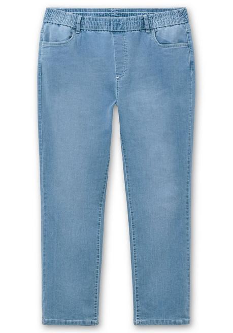Sheego Gerade Jeans Mit Rundum-Dehnbund - Blue Denim Sheego