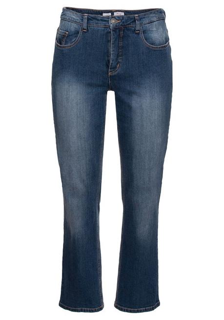 Sheego Gerade Jeans Mit Shaping-Einsatz - Blue Denim Sheego