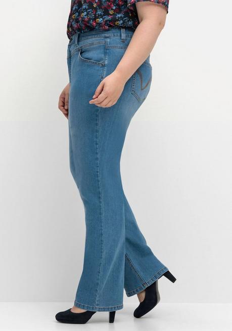Sheego Gerade Jeans Mit Shaping-Einsatz - Blue Denim Sheego