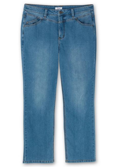 Sheego Gerade Jeans Mit Shaping-Einsatz - Blue Denim Sheego