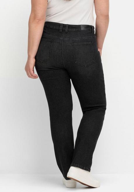 Sheego Gerade Jeans Mit TruTemp365® Fasern - Black Denim Sheego