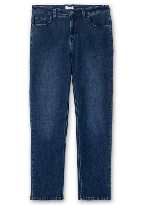 Sheego Gerade Jeans Mit TruTemp365® Fasern - Dark Blue Denim Sheego