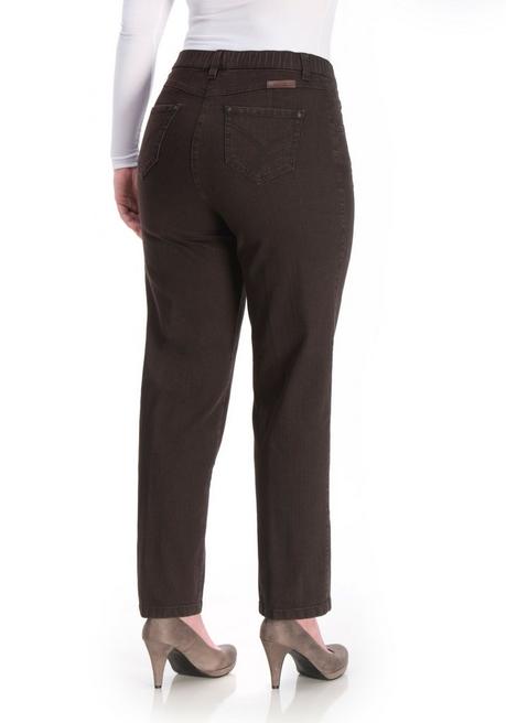 KjBRAND Gerade Stretch-Jeans, Bei Sehr Kräftigen Beinen - Braun Sheego