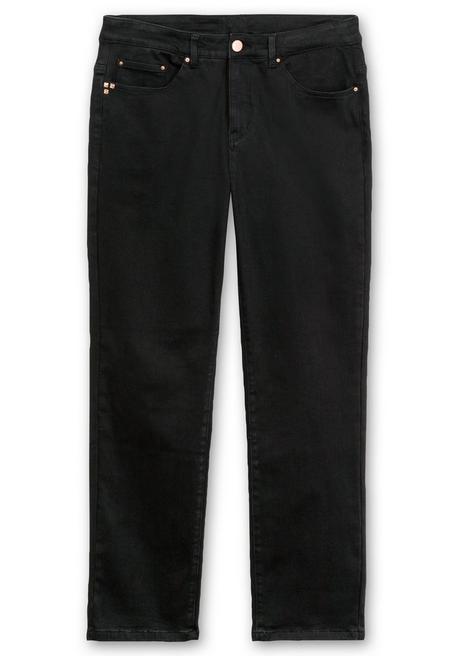 Sheego Gerade Stretch-Jeans Mit Bodyforming-Effekt - Black Denim Sheego