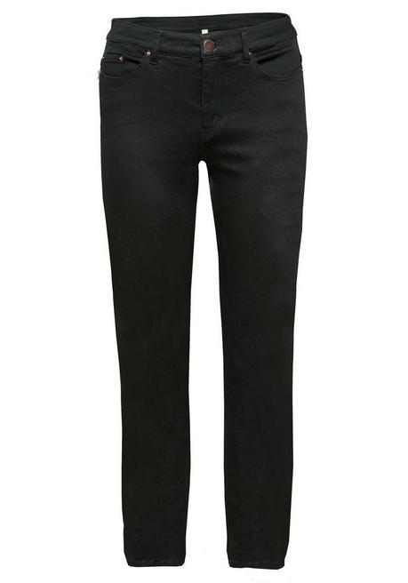 Sheego Gerade Stretch-Jeans Mit Bodyforming-Effekt - Black Denim Sheego