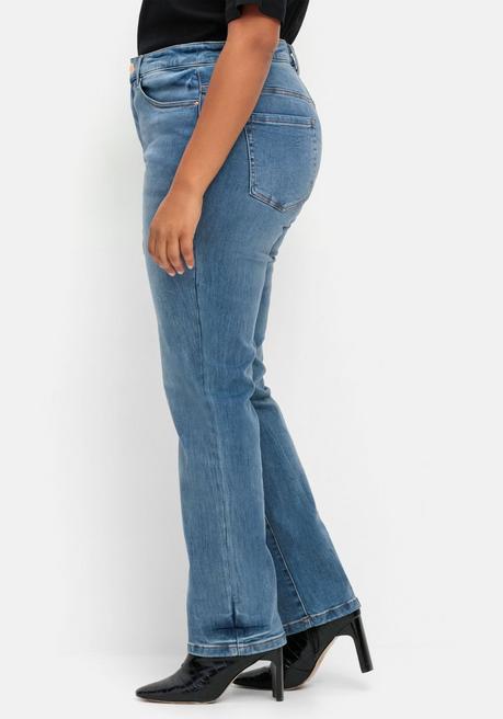 Sheego Gerade Stretch-Jeans Mit Bodyforming-Effekt - Blue Denim Sheego