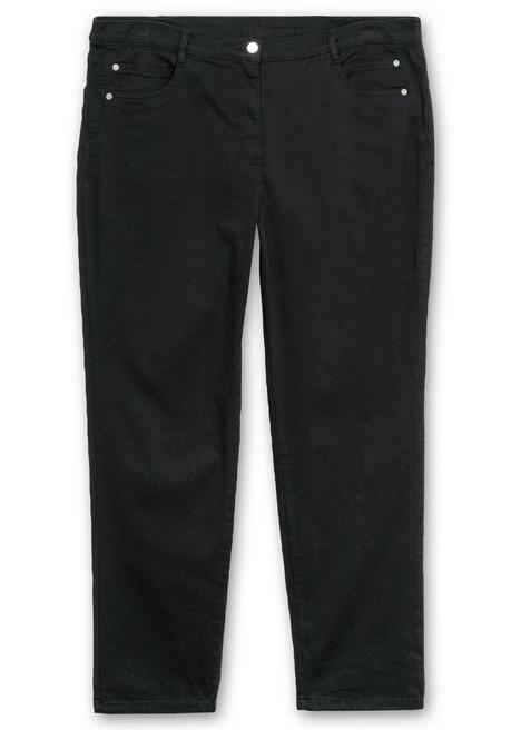Sheego Gerade Stretch-Jeans Mit Komfortbund - Black Denim Sheego