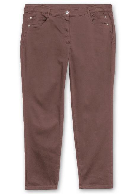 Sheego Gerade Stretch-Jeans Mit Komfortbund - Braun Sheego