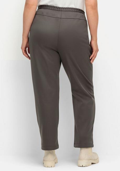 Sheego Gerade Thermohose Mit Komfortbund - Anthrazit Sheego