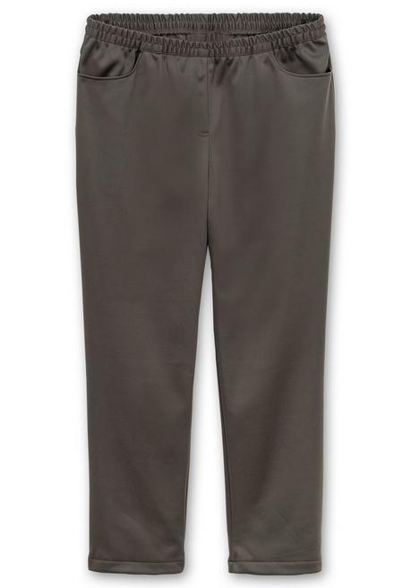 Sheego Gerade Thermohose Mit Komfortbund - Anthrazit Sheego