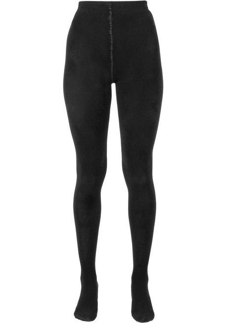 GLAMORY Strickstrumpfhose - Schwarz Sheego