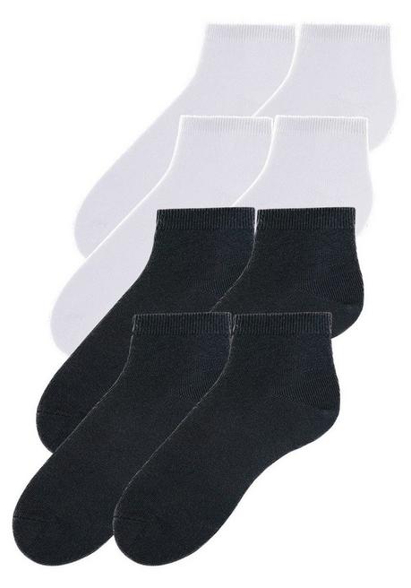 GO IN Go In Füßlinge (8 Paar) - Schwarz+weiß Sheego