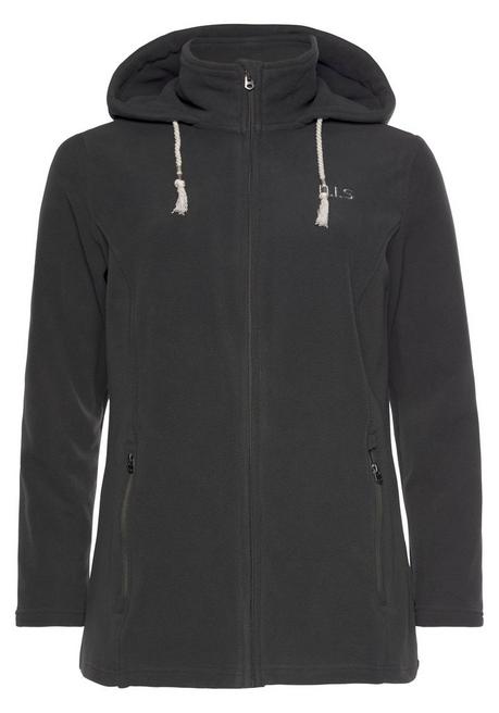 H.I.S EM Fleecejacke - Anthrazit Sheego