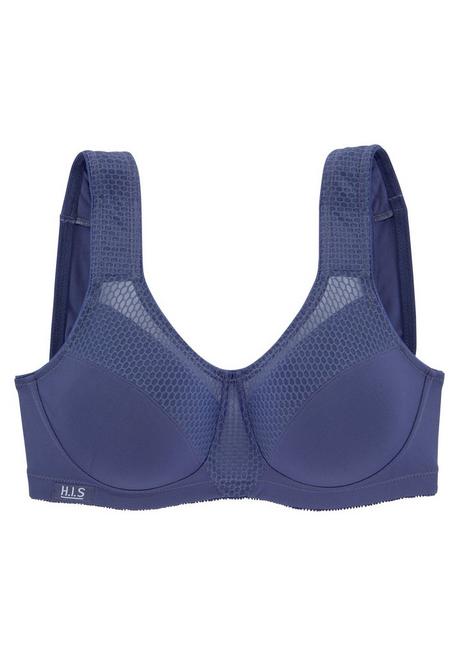 H.I.S EM LBG Sport-BH - Blau Sheego