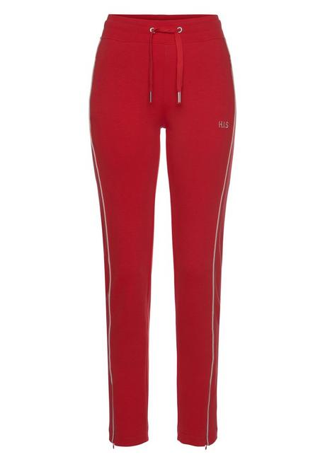 H.I.S EM LBG Sweathose - Rot Sheego