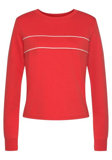 H.I.S EM LBG Sweatshirt - Rot Sheego