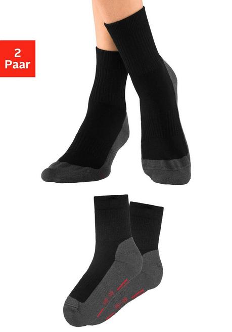 H.I.S EM LBG Wandersocken - Schwarz Sheego
