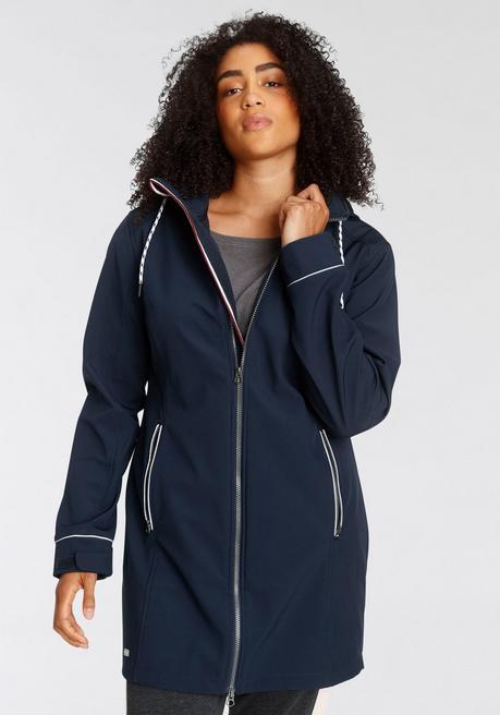 H.I.S EM Softshellparka - Marine Sheego