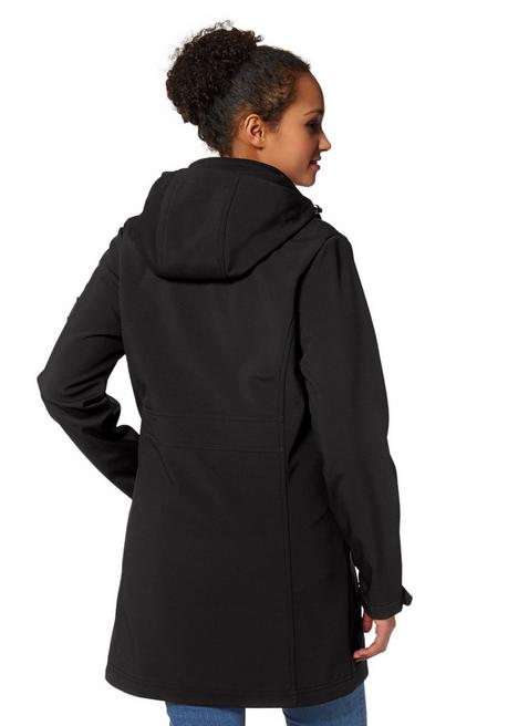 H.I.S EM Softshellparka - Schwarz Sheego