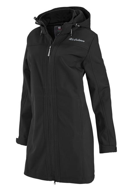 H.I.S EM Softshellparka - Schwarz Sheego