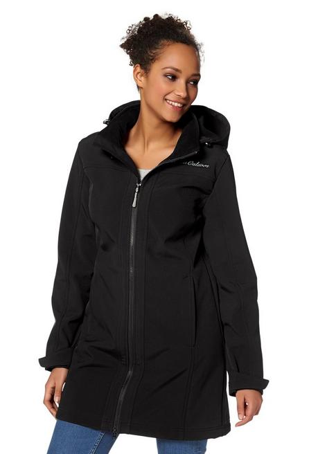 H.I.S EM Softshellparka - Schwarz Sheego