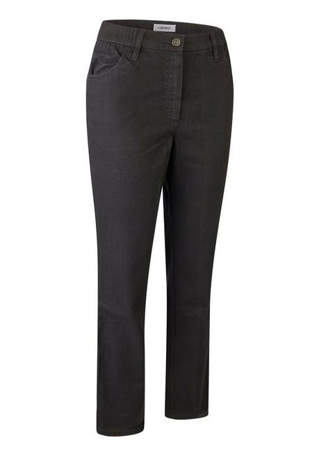 KjBRAND Jeans In Quer-Stretch-Qualität, Mit Komfortbund - Black Denim Sheego
