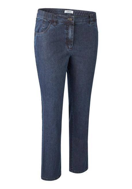 KjBRAND Jeans In Quer-Stretch-Qualität, Mit Komfortbund - Dark Blue Denim Sheego