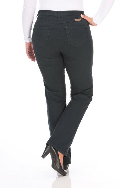KjBRAND Jeans In Quer-Stretch-Qualität, Mit Komfortbund - Tannengrün Sheego
