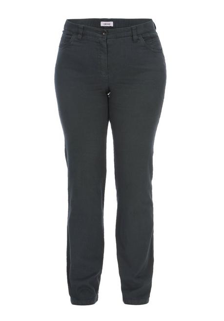 KjBRAND Jeans In Quer-Stretch-Qualität, Mit Komfortbund - Tannengrün Sheego
