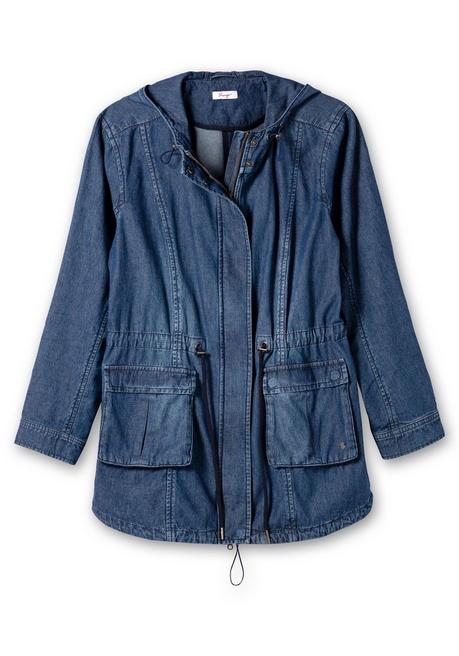 Sheego Jeansparka Mit Tunnelzug In Der Taille - Blue Denim Sheego