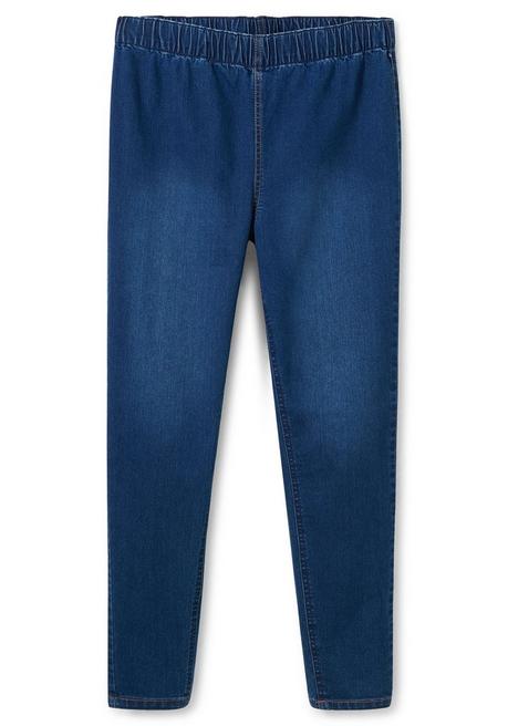 Sheego Jeggings In Individueller Waschung - Blue Denim Sheego