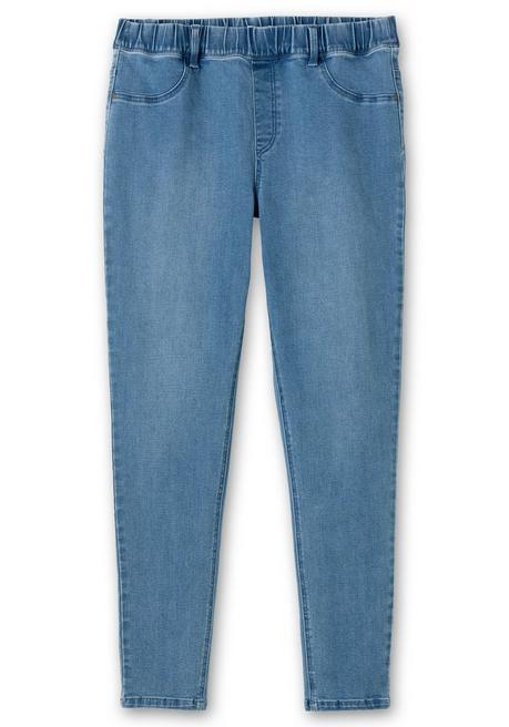 Sheego Jeggings In Power-Stretch-Qualität, Mit Schlupfbund - Blue Denim Sheego