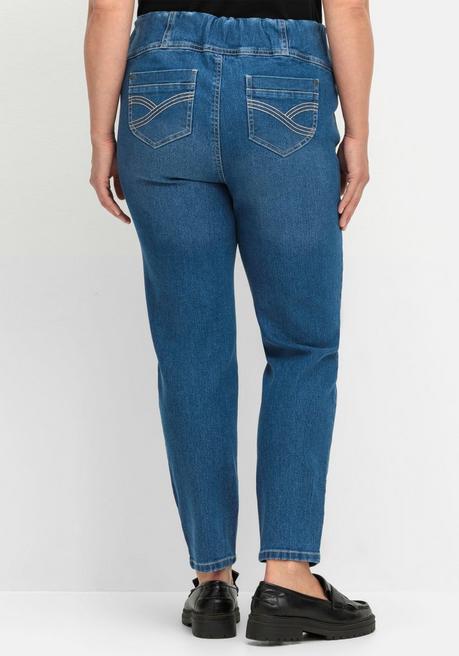 Sheego Jeggings Mit Breitem Gummibund - Blue Denim Sheego