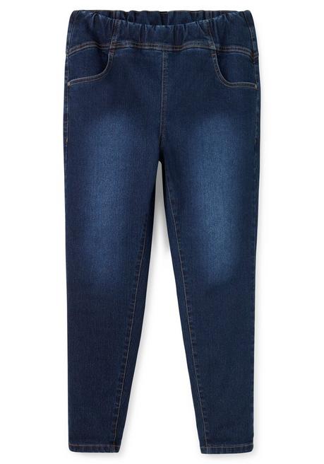 Sheego Jeggings Mit Breitem Gummibund - Dark Blue Denim Sheego