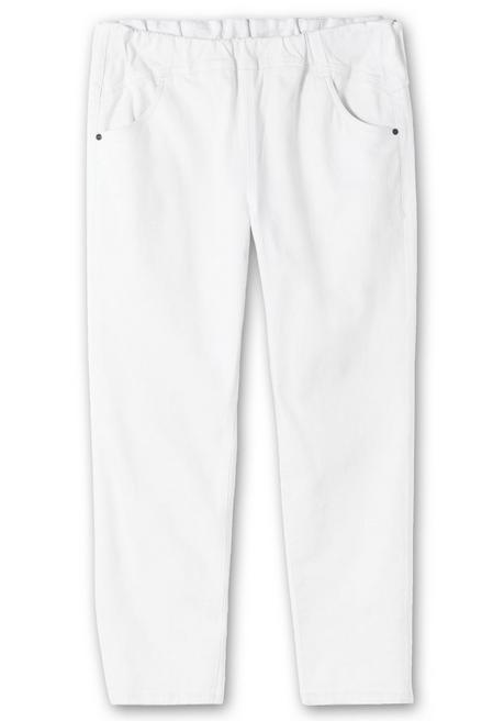 Sheego Jeggings Mit Breitem Gummibund - White Denim Sheego