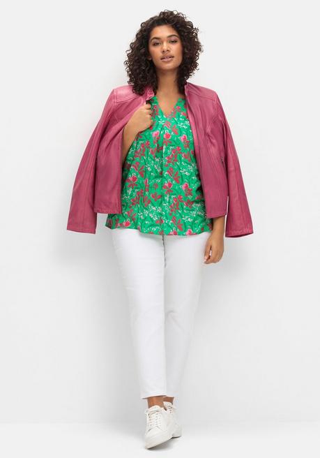 Sheego Jeggings Mit Breitem Gummibund - White Denim Sheego