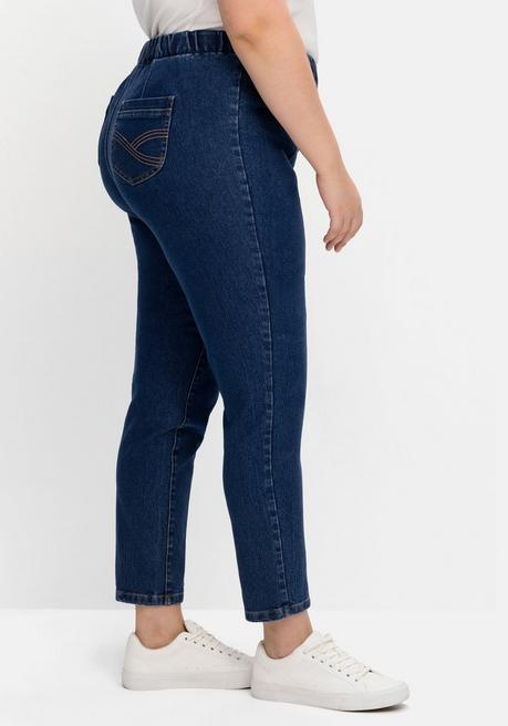 Sheego Jeggings Mit Teilungsnähten - Blue Denim Sheego