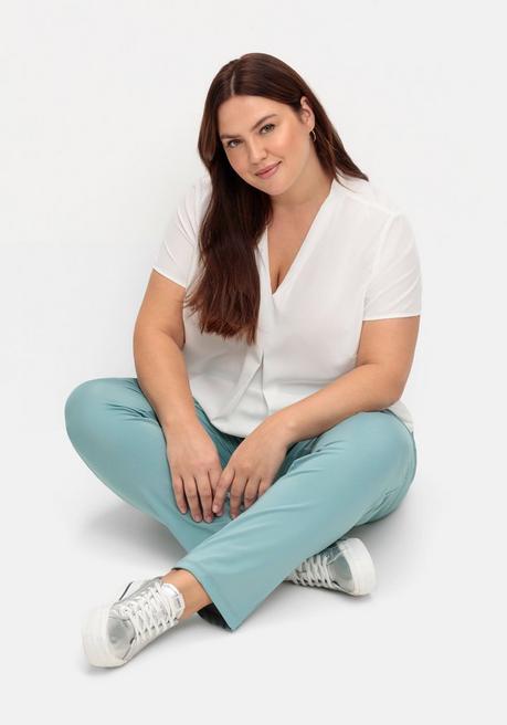 Sheego Joggpants Mit Rundum-Dehnbund Und Bindeband - Jade Sheego