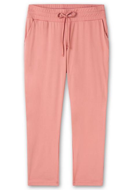 Sheego Joggpants Mit Rundum-Dehnbund Und Bindeband - Rosenholz Sheego