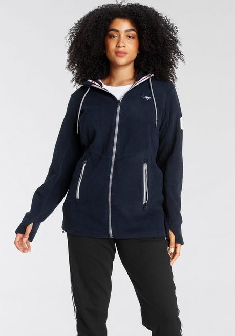 KangaROOS LM Fleecejacke - Marine Sheego