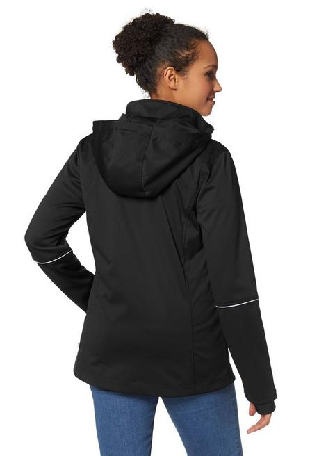 KangaROOS LM Softshelljacke - Schwarz Sheego