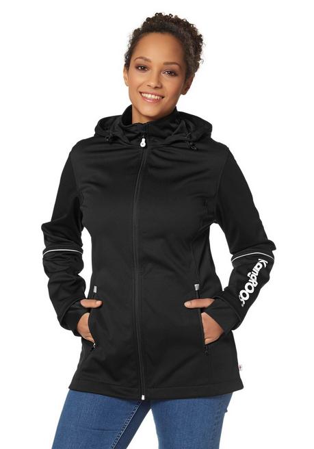 KangaROOS LM Softshelljacke - Schwarz Sheego