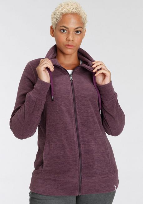 KangaROOS LM Sport Fleecejacke - Beere Sheego