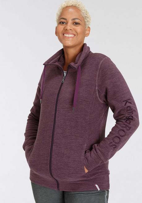 KangaROOS LM Sport Fleecejacke - Beere Sheego