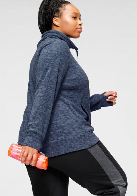 KangaROOS LM Sport Fleecejacke - Marine Sheego